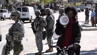 Raw - Maryland National Guard in Baltimore