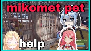 Miko Lure Ame To Mikomet House And Make Her Their Pet | Rust [Hololive/Eng Sub]