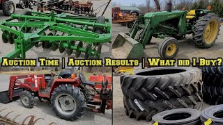 Auction Time | Auction Results | What did I Buy?