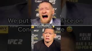Conor McGregor and Nate Diaz CRYING face 😂