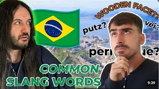 ITALIAN Man Learning Brazilian Slang Words