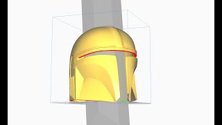 How to print the Mandalorian Helmet on a 3d Printer (and how to block supports)
