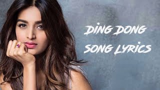 Ding Dong Song Lyrics Full Video Song | Javed - Mohsin | Munna Micheal | Amit Mishra , Antara Mitra