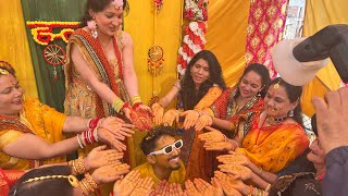 Bhai Ki Haldi Ceremony 💛 | Pahadi Shaadi Ki Shuruwat