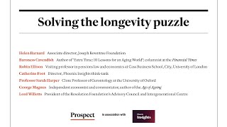 Solving the Longevity Puzzle webinar—in association with Phoenix Insights