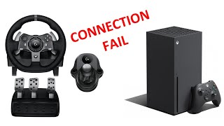 Logitech G920 vs  Xbox Series X - connection issue