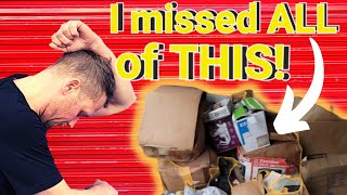 I MISSED boxes w/ HIDDEN Cash in Storage Unit! ~ I can't believe they left TREASURE in Locker!