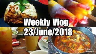 Sylheti Weekly Vlog|Oakra With Fish Curry |23/june/2018/Sylheti Channel