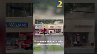 Crews put out fire at metro Atlanta business