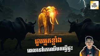 រឿង ជួបអ្នកខ្លាំងពេលទៅរកឈើមកធ្វើផ្ទះ ភាគទី60 [Magical Elephant story] |Mm votThy