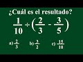 Operaciones combinadas CON PARÉNTESIS Y FRACCIONES