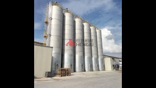 Big Material Silos for Plastic Extrusion Production