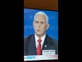 副大統領の頭にハエが😂 good job fly👌us vice presidential debate