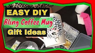 HOW I CUSTOMIZE MY OWN MUG | DIY Handmade Mug Designs | Craft Ideas to Make Money | Bling Coffee Mug