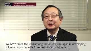 TUAT: In order to establish global research collaboration - Akinori Koukitu Vice-President