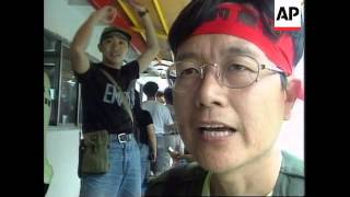 Hong Kong - Protest voyage to disputed islands