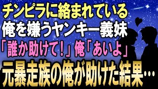 【馴れ初め】】親が再婚し出来た義妹はヤンキーになり、その子に嫌われる陰キャオタクの俺→ヤンキー義妹がチンピラに絡まれていたのを救う為に実は元伝説の暴走族の俺が本気出した結果…【朗読】【感動する話】