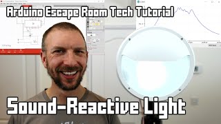 Sound-Reactive Light-up Robot Eye for Escape Room Clue Delivery