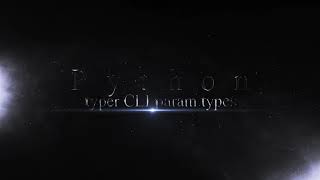 Python - Typer - CLI Parameter types