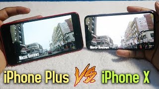 iPhone X vs iPhone Plus Screen Size! (5.8 inch vs 5.5 inch) • Does It Make A Difference?