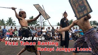 Firza Yuda VS Janger Lenek Pada Saling Cacak Saling Jual Beli Pukulan di Peresean Pancor