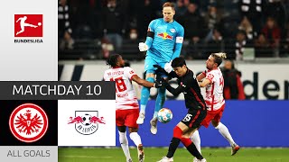 Last Second Equalizer! | Eintracht Frankfurt - RB Leipzig 1-1 | All Goals | MD 10 – Bundesliga 21/22