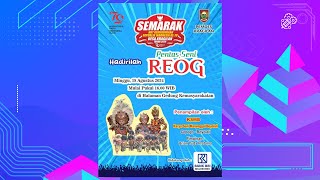 Pentas seni reog dalam rangka HUT Kemerdekaan Repiblik Indonesia ke-79 Desa Kragilan 18 Agustus 2024