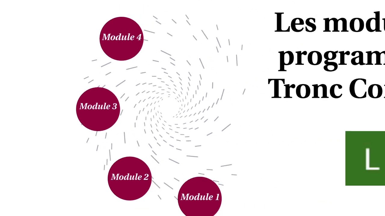 Les Modules Au Programme De Tronc Commun - YouTube