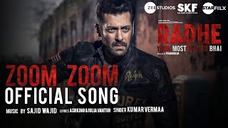 ZOOM ZOOM | Radhe - Your Most Wanted Bhai | Salman Khan & Disha Patani | Sajid Wajid