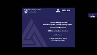 Laidlaw Programme at Trinity - 2021 Info Session