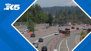 WSDOT plans major I-405, I-5 lane closures this weekend