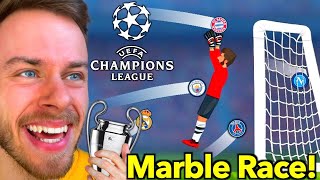 Champions League MARBLE RACE gegen TORHÜTER! 😂😍