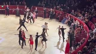 Ethan brock and Issy Dulam,international championship,round 48,Royal Albert hall, Amateur Latin,2022