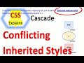 Conflicting inherited properties | CSS cascade | CSS Explained | #smartcode