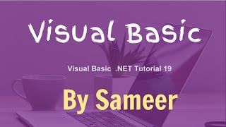 Visual Basic NET Tutorial 19 Understanding User Defined Subs VB NET | Sameer