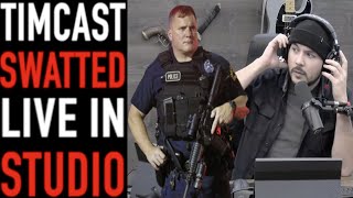Timcast IRL Gets Swatted LIVE As Police Enter Studio