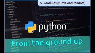 5. Modules (turtle and random)