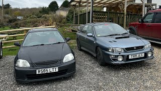 Painting a Scooby & Civic in the street!! (Part 1)