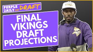 Final Minnesota Vikings predictions for this year’s NFL Draft