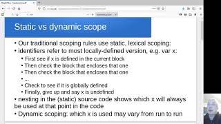 Dynamic scope in lisp