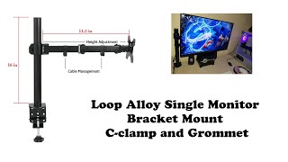 Loop Alloy Monitor Bracket