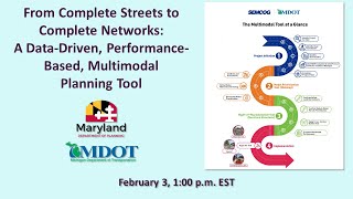 From Complete Streets to Complete Networks: A Data-Driven, Performance-Based, Multimodal Tool