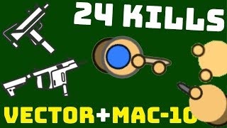 24 KILLS! VECTOR + MAC-10 IS INSANE! (Surviv.io)