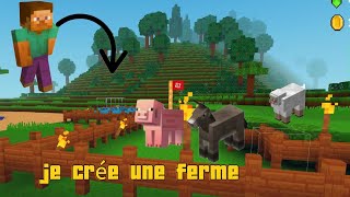 je crée une ferme pour mes animaux