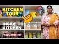 kitchen tour in tamil|non modular kitchen|kitchen organization tour|prapyarubini's stop|