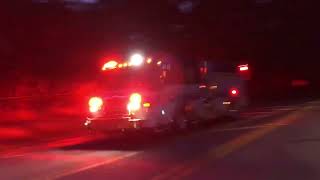 DeLand Fire Department Engine 83 Responding Emergency