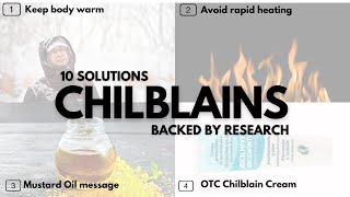 Chilblains: 10 Dermatologist Approved solutions for Relief and Prevention!