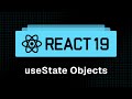 React 19 Tutorial - 24 - useState with Objects