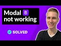 Bootstrap 5 modal not working (FIXED)