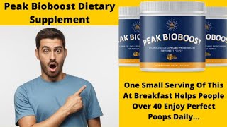 Peak Bioboost Michael Felley | Peak Bioboost Review | Peak Bioboost Dietary Supplement
